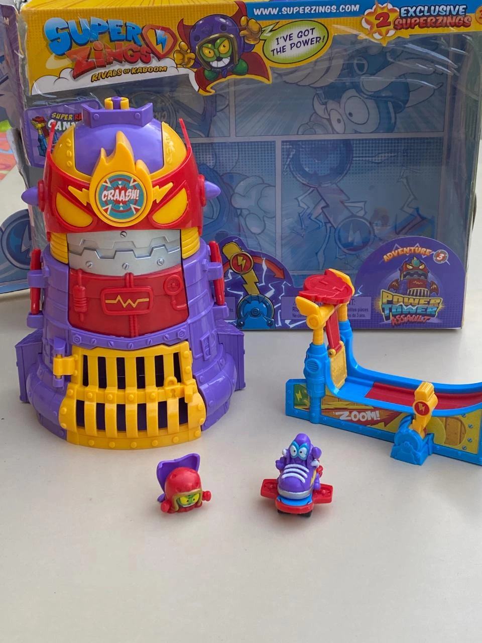 Superzings Power Tower Assault Adventure 3 Rivals of Kaboom
